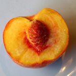 On Finding a Peach Left for My Morning Delivery (from 8/04)